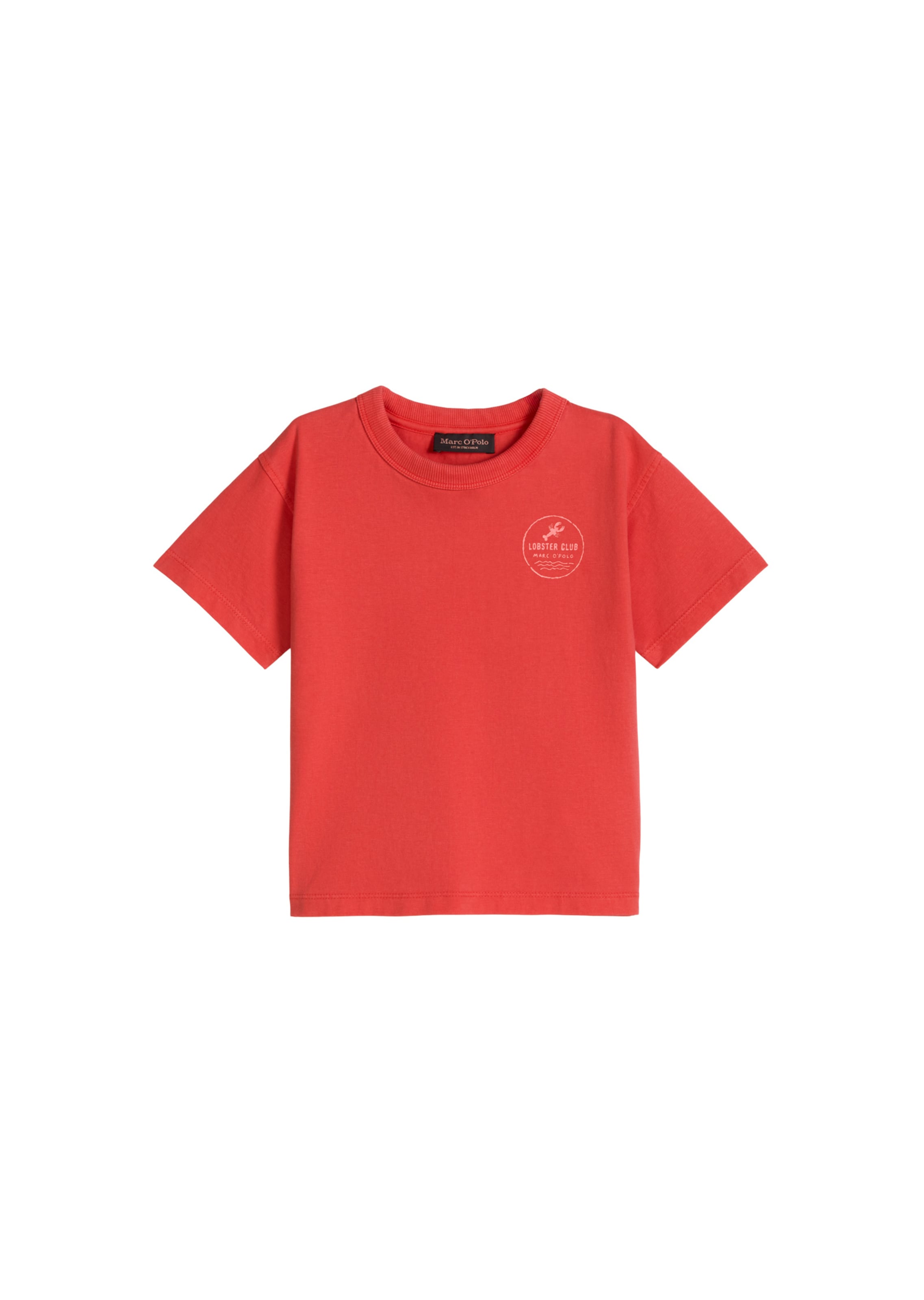 T-Shirt Marc O'Polo en rouge : devant