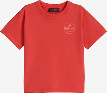 T-Shirt Marc O'Polo en rouge : devant