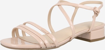 Sandale cu baretă de la s.Oliver pe bej: față