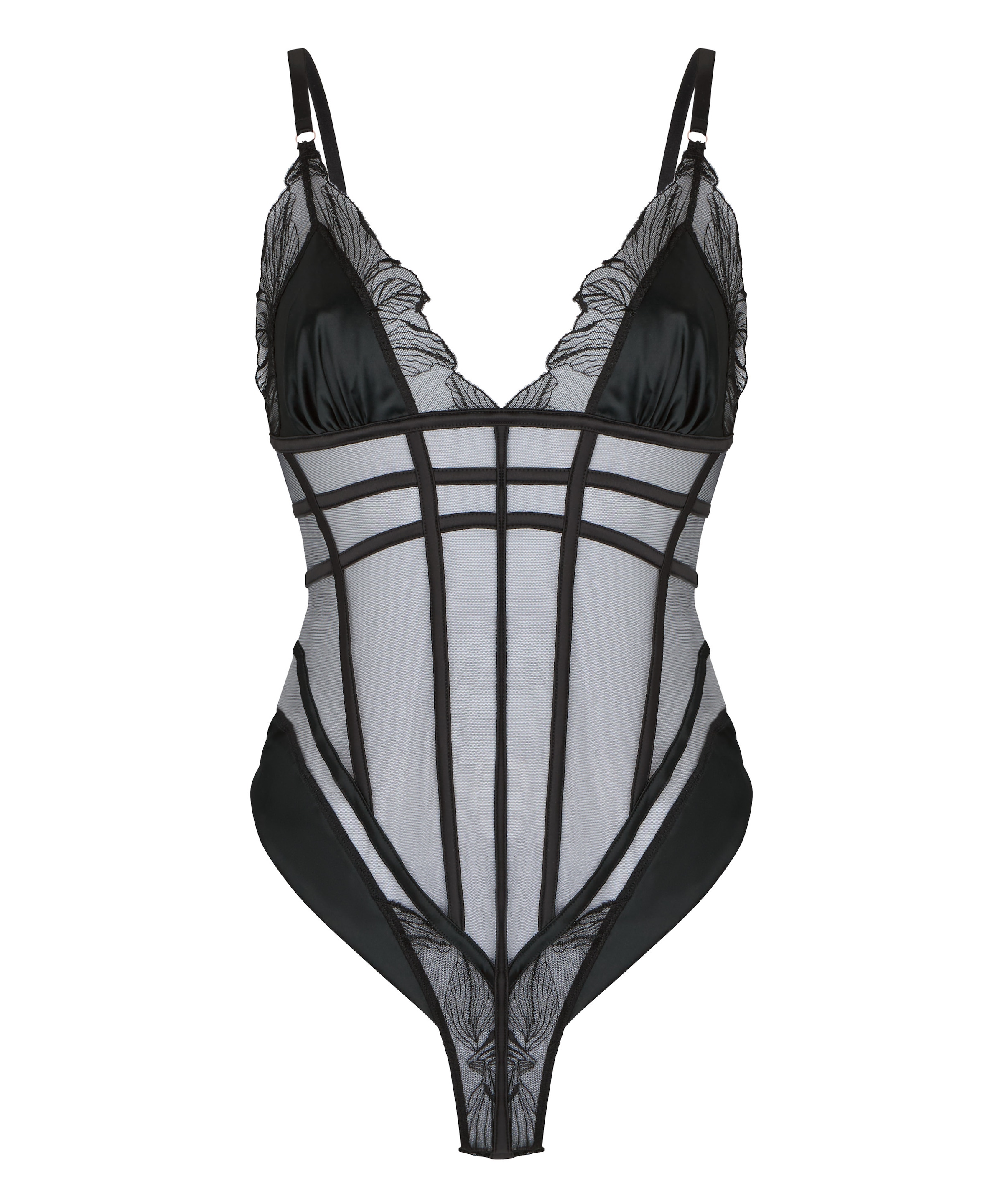 Body 'Ellen' Hunkemöller en noir : devant