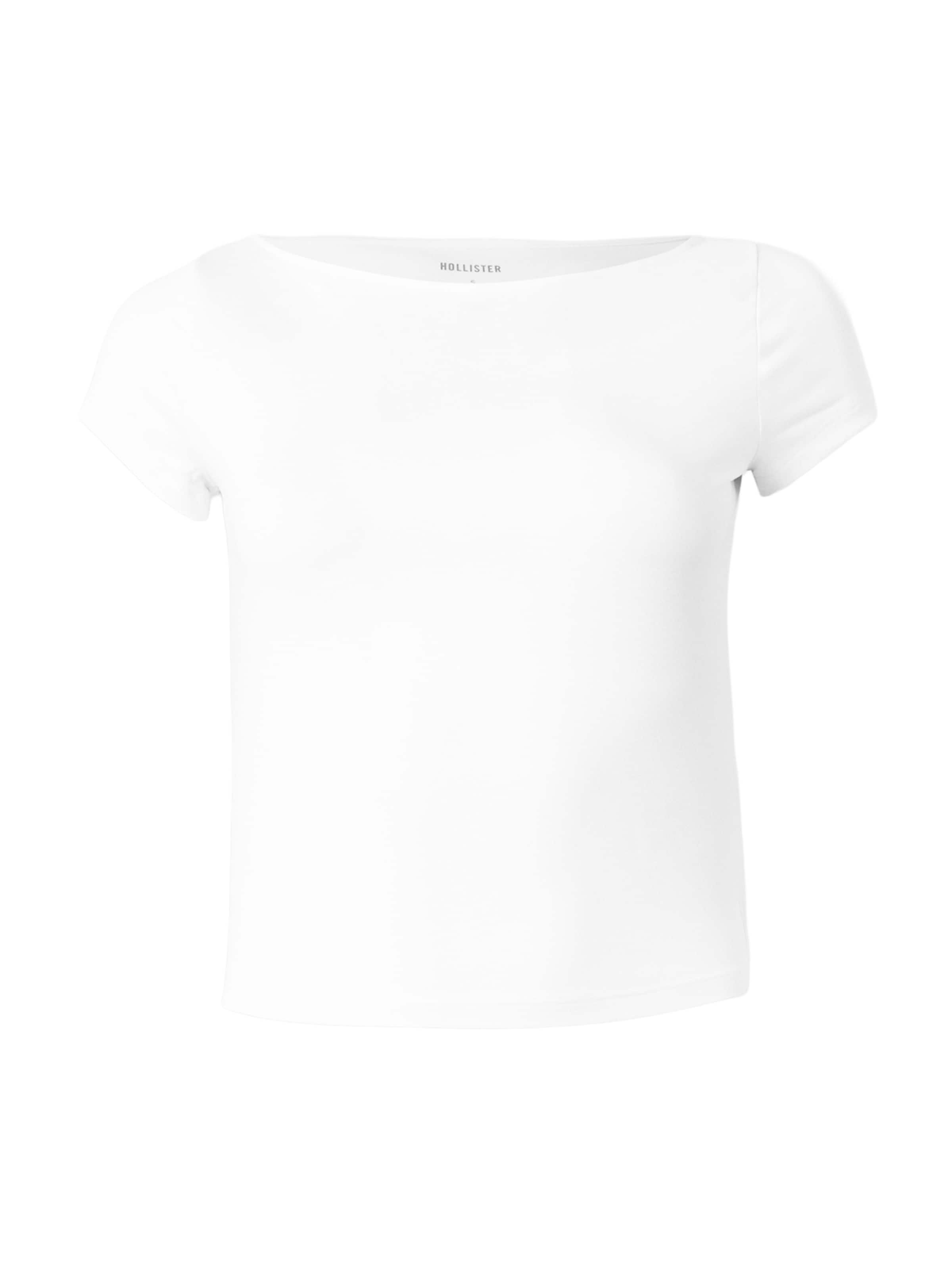 Marškinėliai iš HOLLISTER, spalva – balta, Prekių apžvalga
