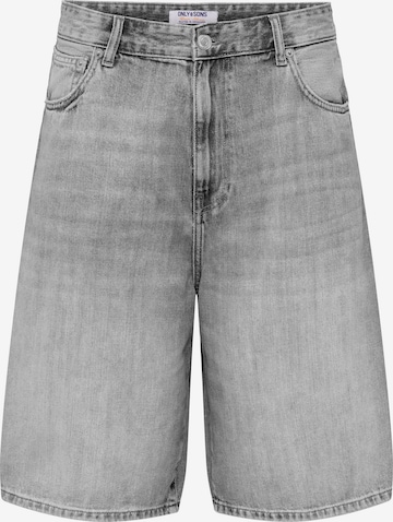 Only & Sons Baggy Farkut 'ONSCARL' värissä harmaa: etupuoli