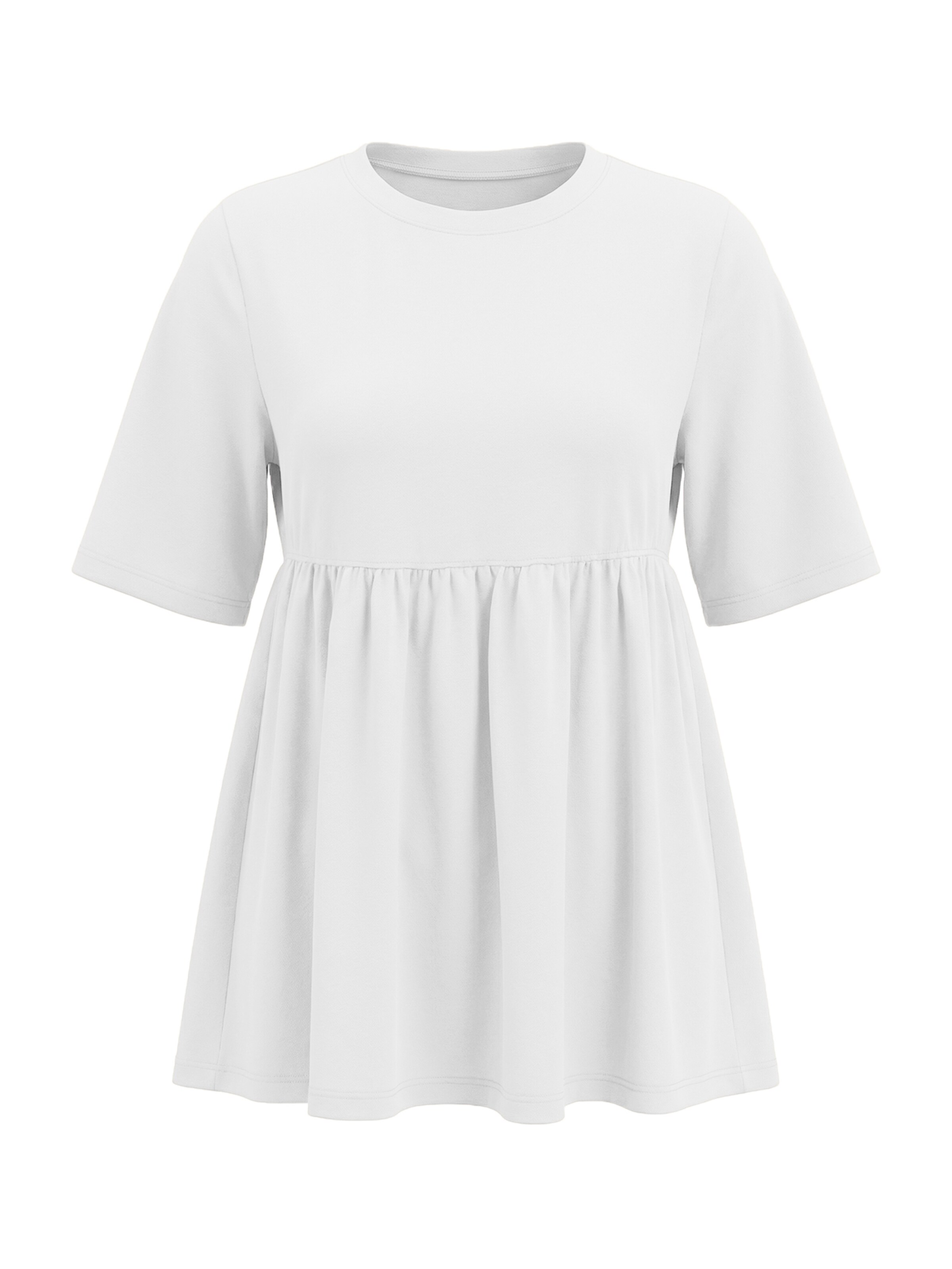 Tunica de la Imily Bela pe alb: față