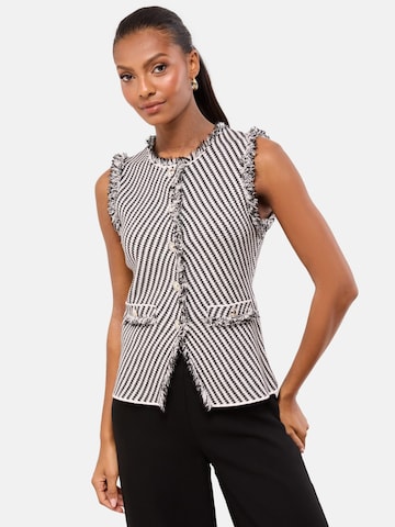 Lipsy Плетен елек в черно: отпред