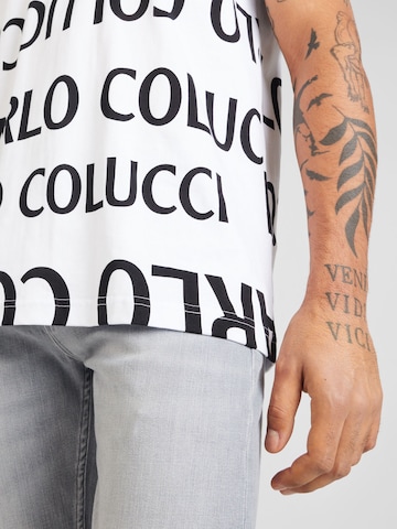 Carlo Colucci T-shirt i vit