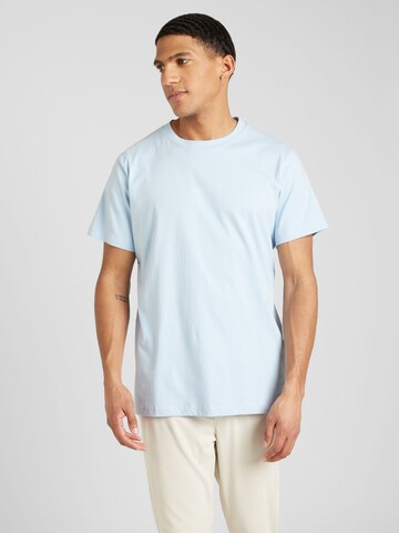 T-Shirt 'ASPEN' SELECTED HOMME en bleu : devant