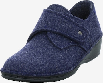 Finn Comfort Hausschuh 'Adelboden' in Blau: Vorderseite