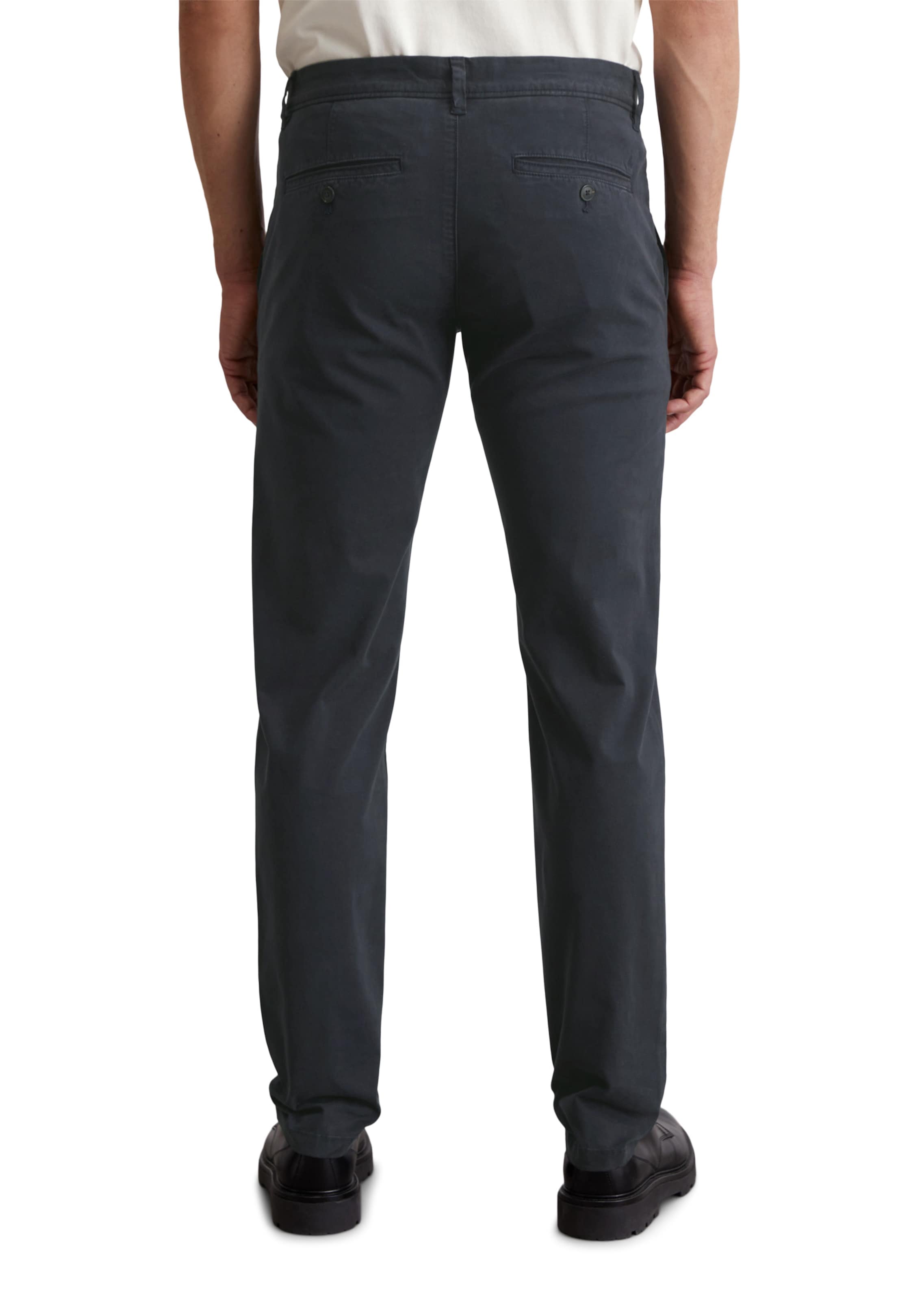 Marc O'Polo Regular Chino trousers ' Stig ' in Blue