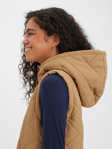 VERO MODA Vest in Brown