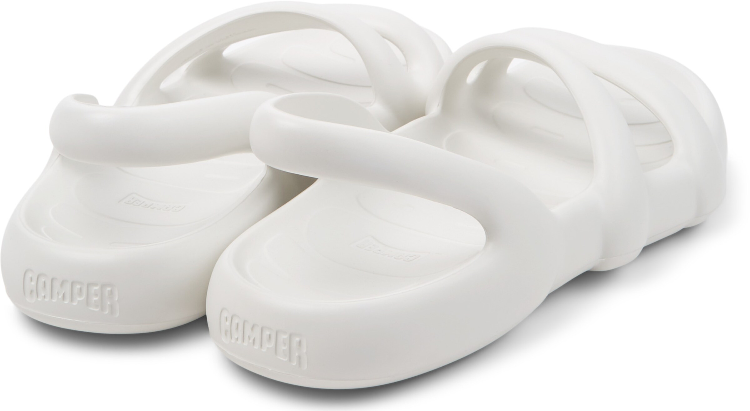 Sandalo 'Kobarah Flat' di CAMPER in bianco