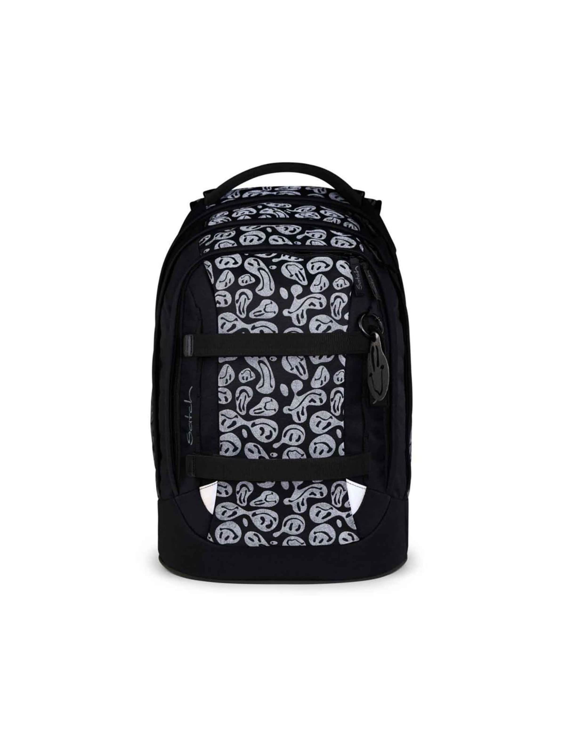 Satch Rugzak 'Blurry Faces Special Edition' in Zwart