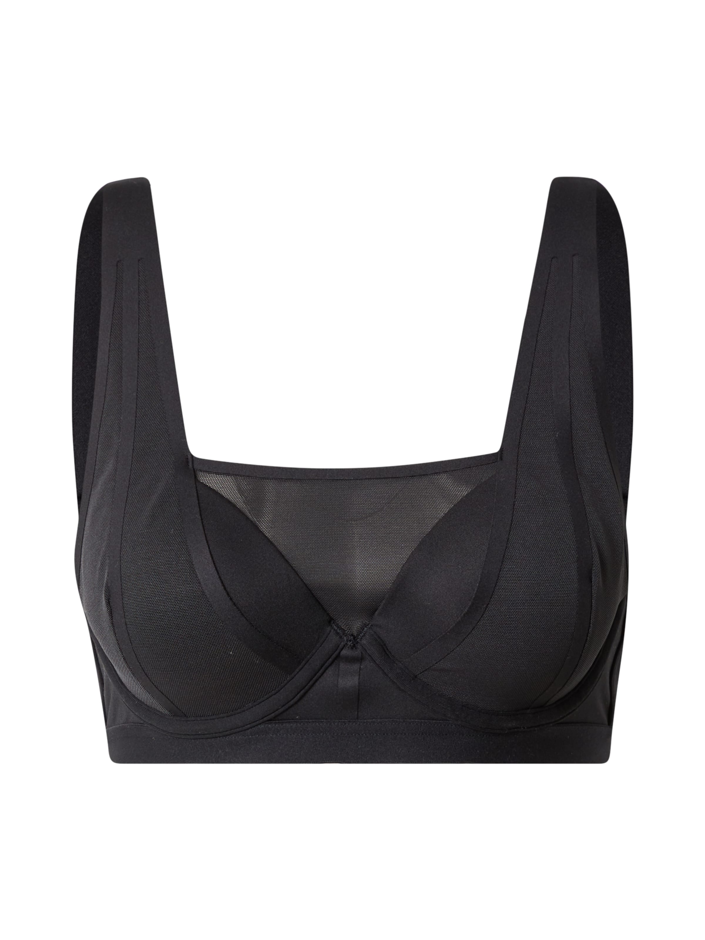 ADIDAS PERFORMANCE High Support Αθλητικό σουτιέν σε μαύρο: μπροστά