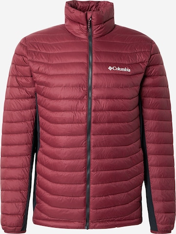 COLUMBIAOutdoor jakna 'Powder Pass' - crvena boja: prednji dio