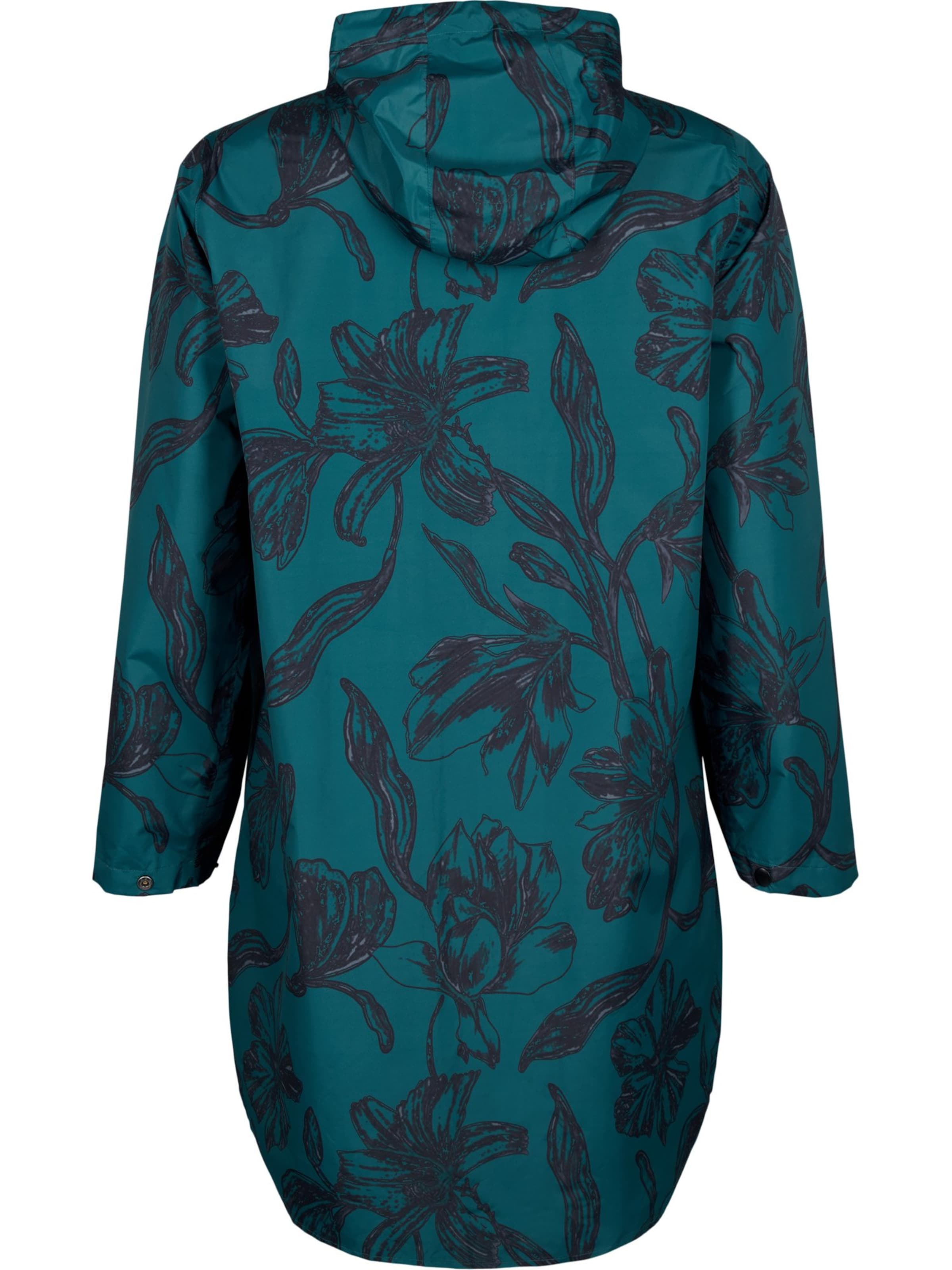 Zizzi Funktionsjacke 'Klara' in Grün