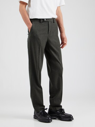 regular Pantaloni con piega frontale di Lindbergh in verde: frontale