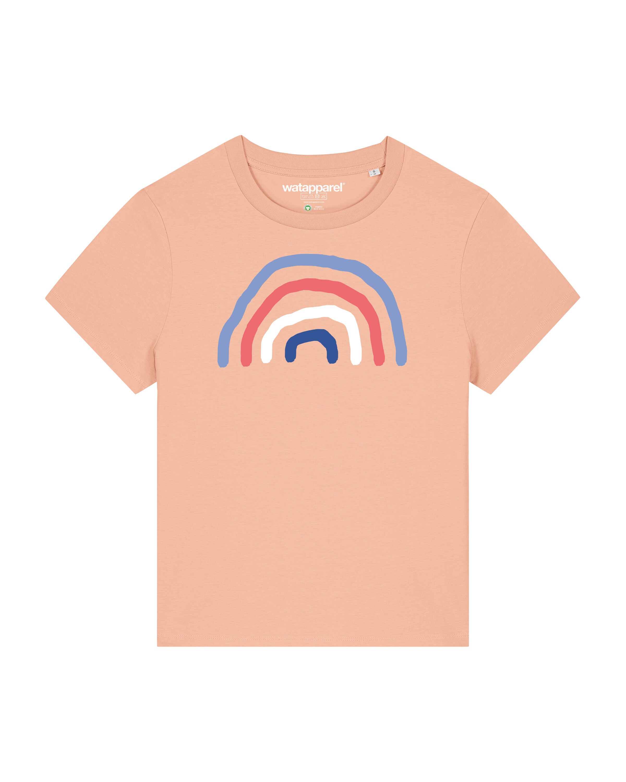 Watapparel Shirt 'Regenbogen' in Oranje: voorkant