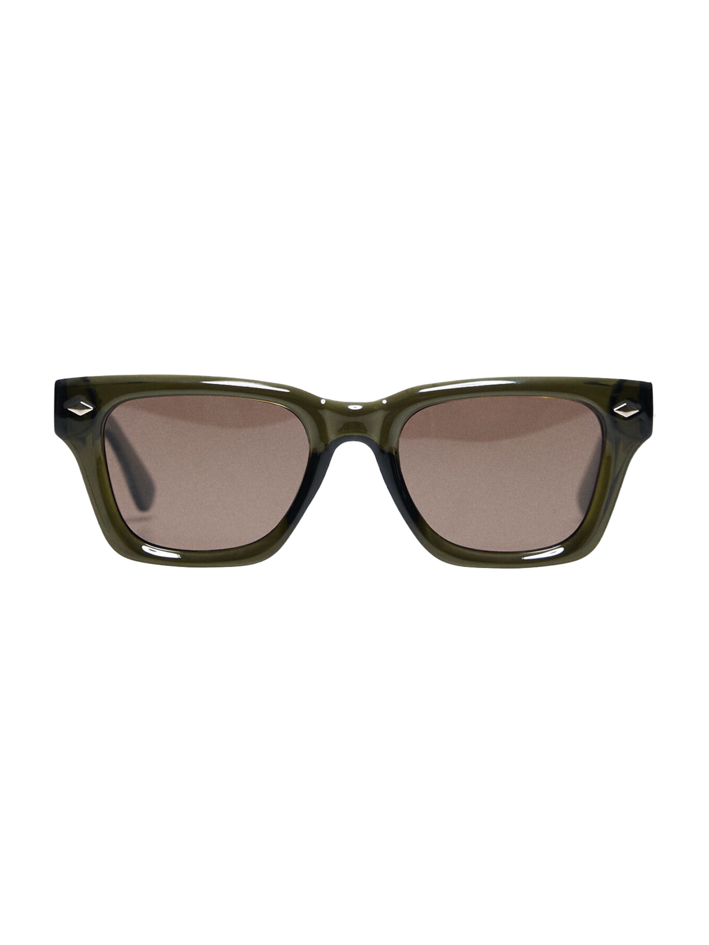 Bershka Sunglasses in One Size in Olive, Item view