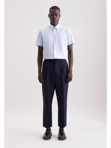 SEIDENSTICKER Regular Fit Businesshemd in Blau