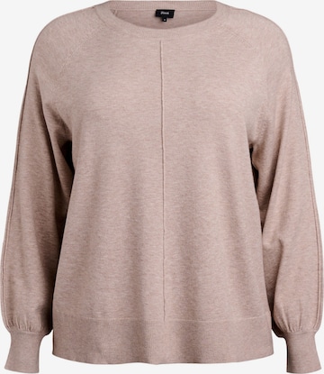 pilka Zizzi Megztinis 'CAELLA': priekis