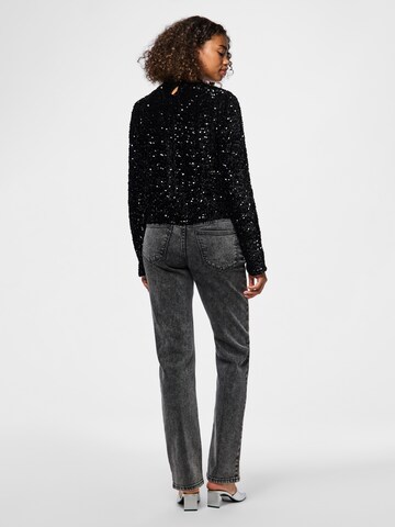 Camicia da donna 'Kam' di PIECES in nero