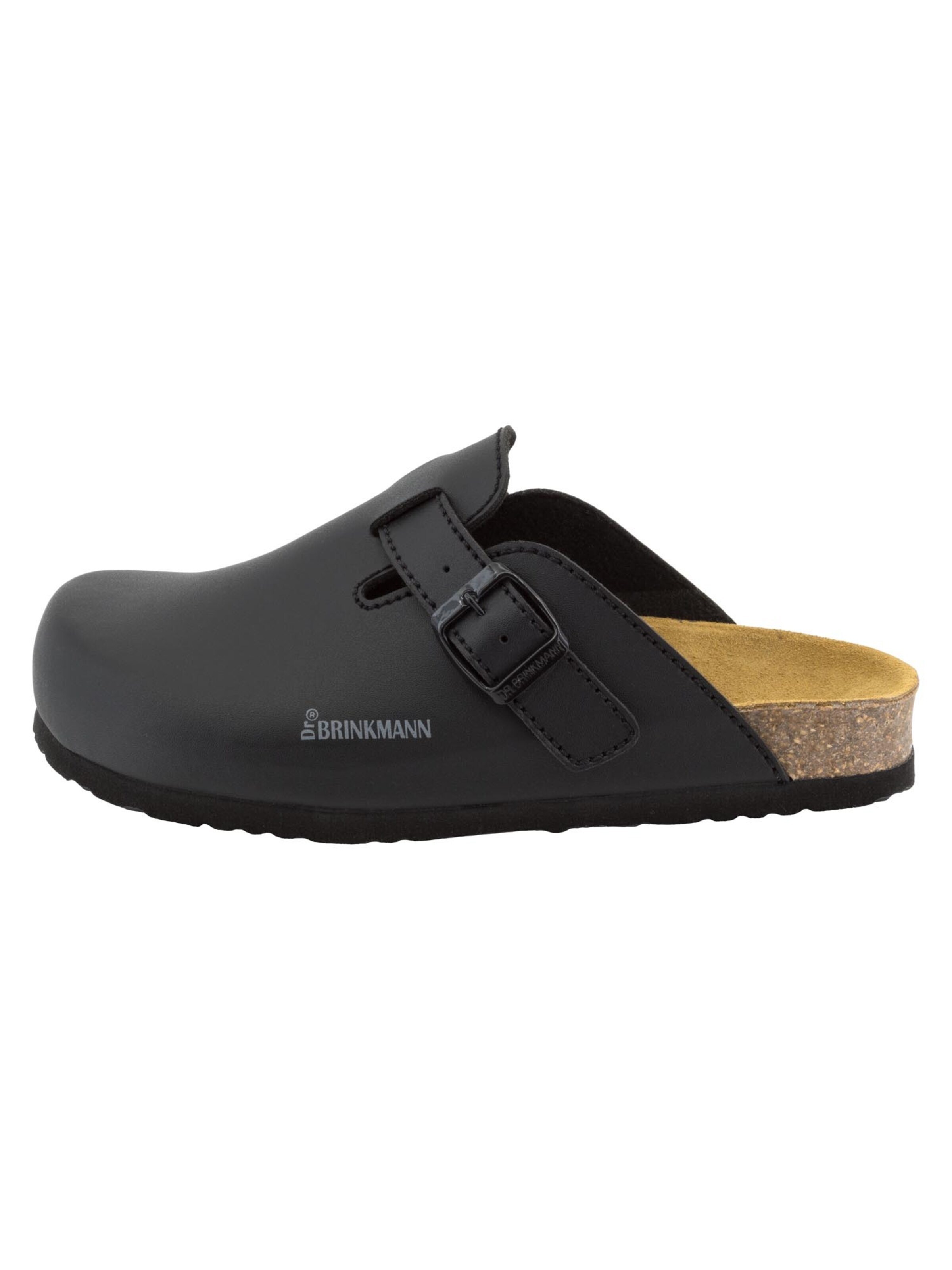 DR. BRINKMANN Clogs 'Nerpio'‌‌‌‌‌‌‌‌ in Schwarz: Vorderseite