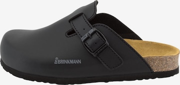 DR. BRINKMANN Clogs 'Nerpio' in Schwarz: Vorderseite