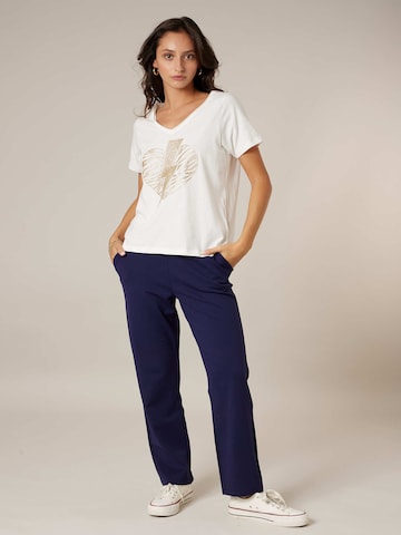 T-shirt 'Lovers' Deeluxe en blanc