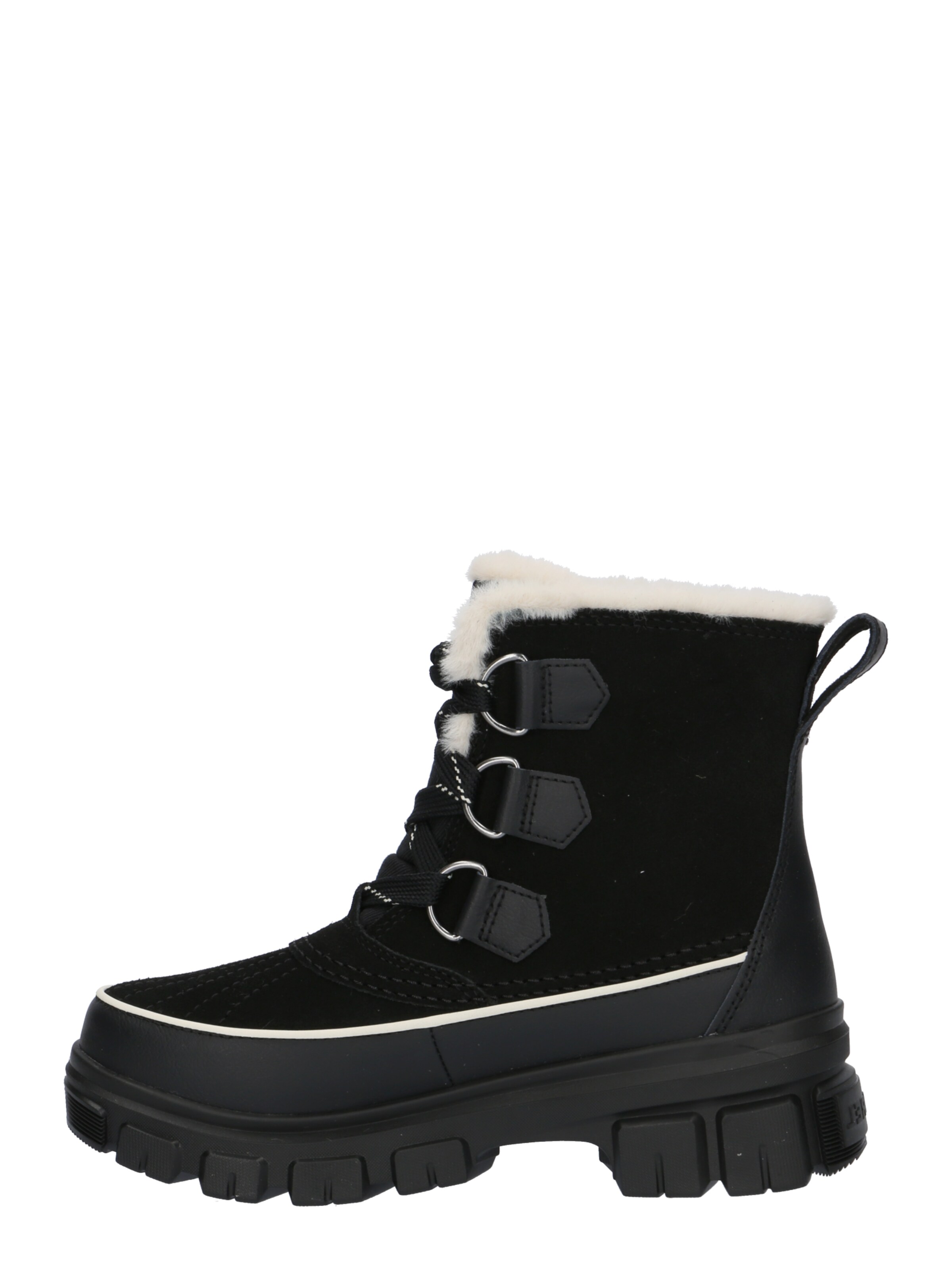 SOREL Šnurovacie členkové čižmy 'TORINO' - Čierna