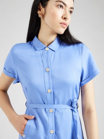 Iriedaily - Vestidos camiseiros 'Civic' em azul