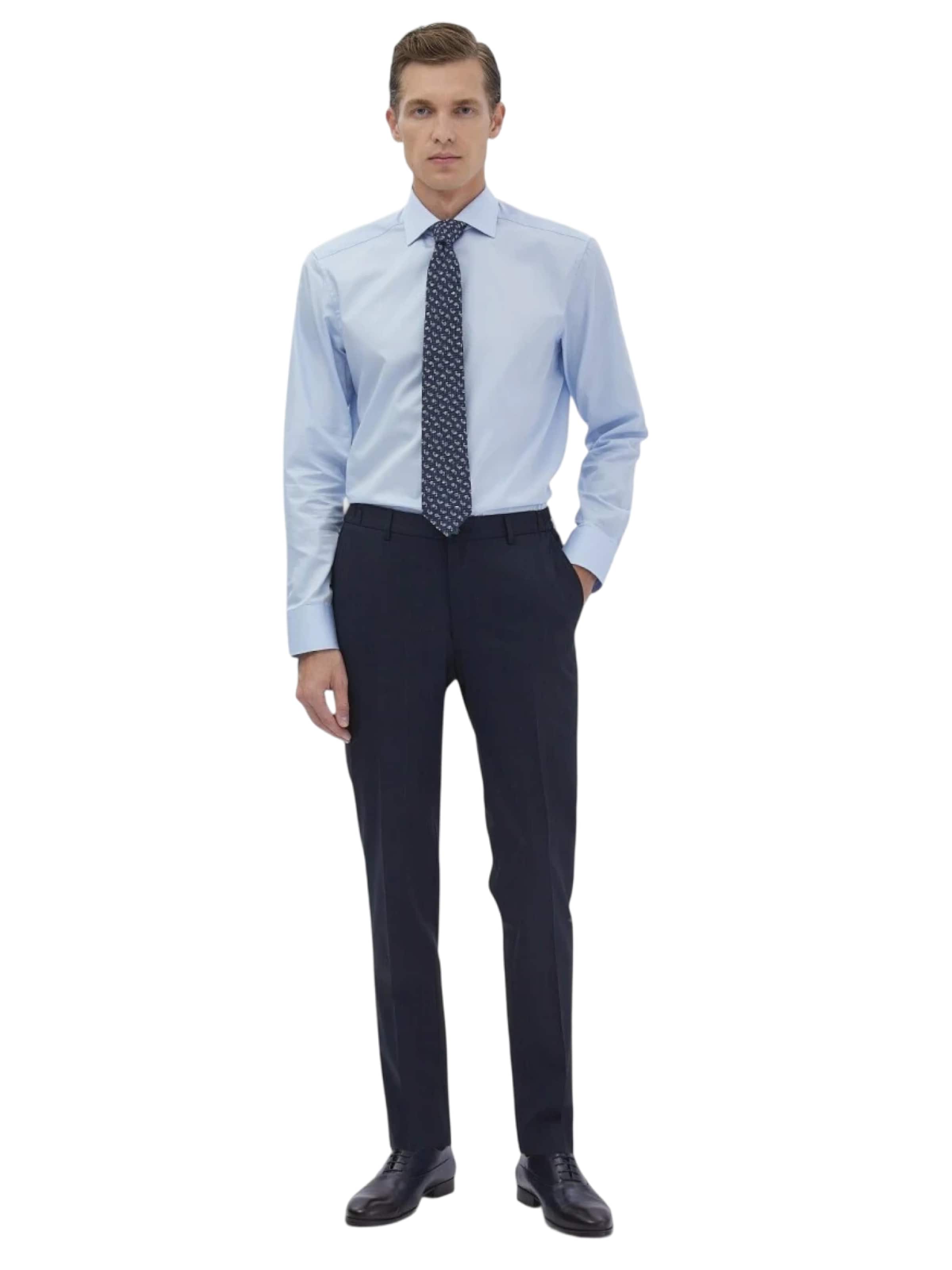 Ramsey Regular fit Button Up Shirt in Blue