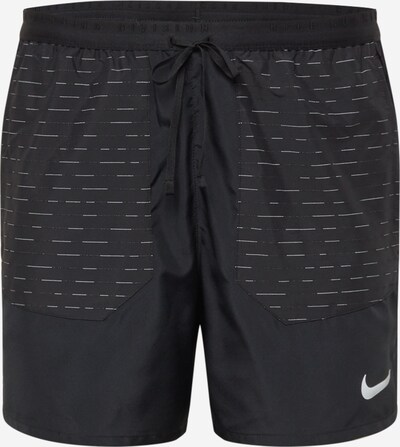 Pantaloni sport NIKE pe negru / alb, Vizualizare produs