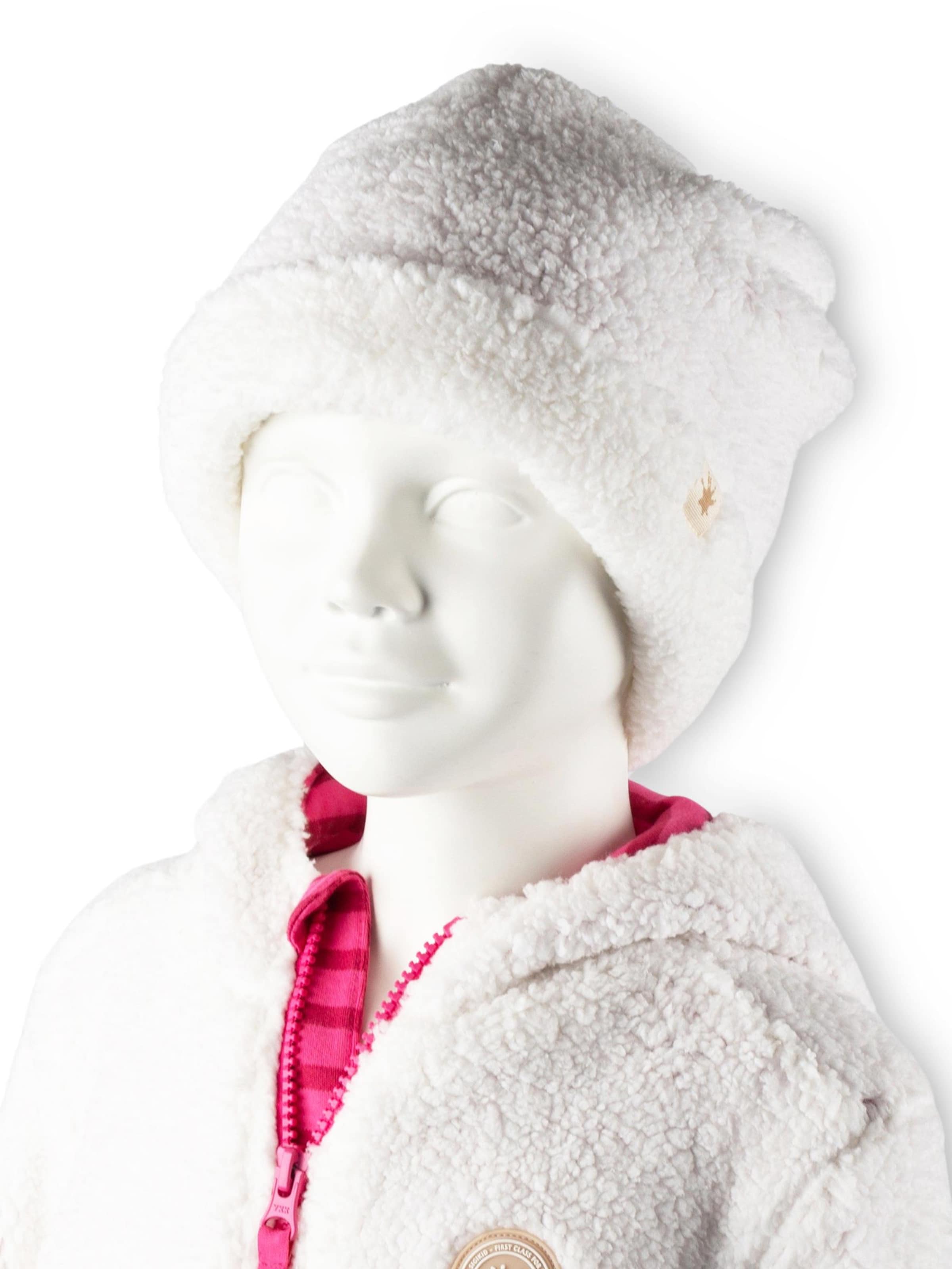 SIGIKID Beanie 'Teddy-Mütze crazy lama' in White: front