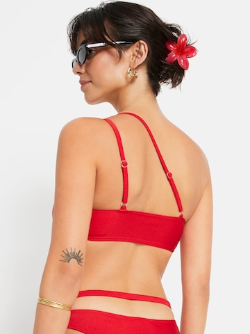 LSCN by LASCANA Bustier Bikinitop 'Baila' in Rot: Rückseite