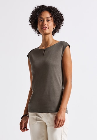 STREET ONE Shirt in Brown: front