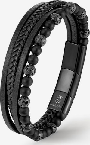 UNIQAL Armband 'FANCY' in Zwart: voorkant
