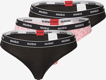 HUGO Thong in Pink: front