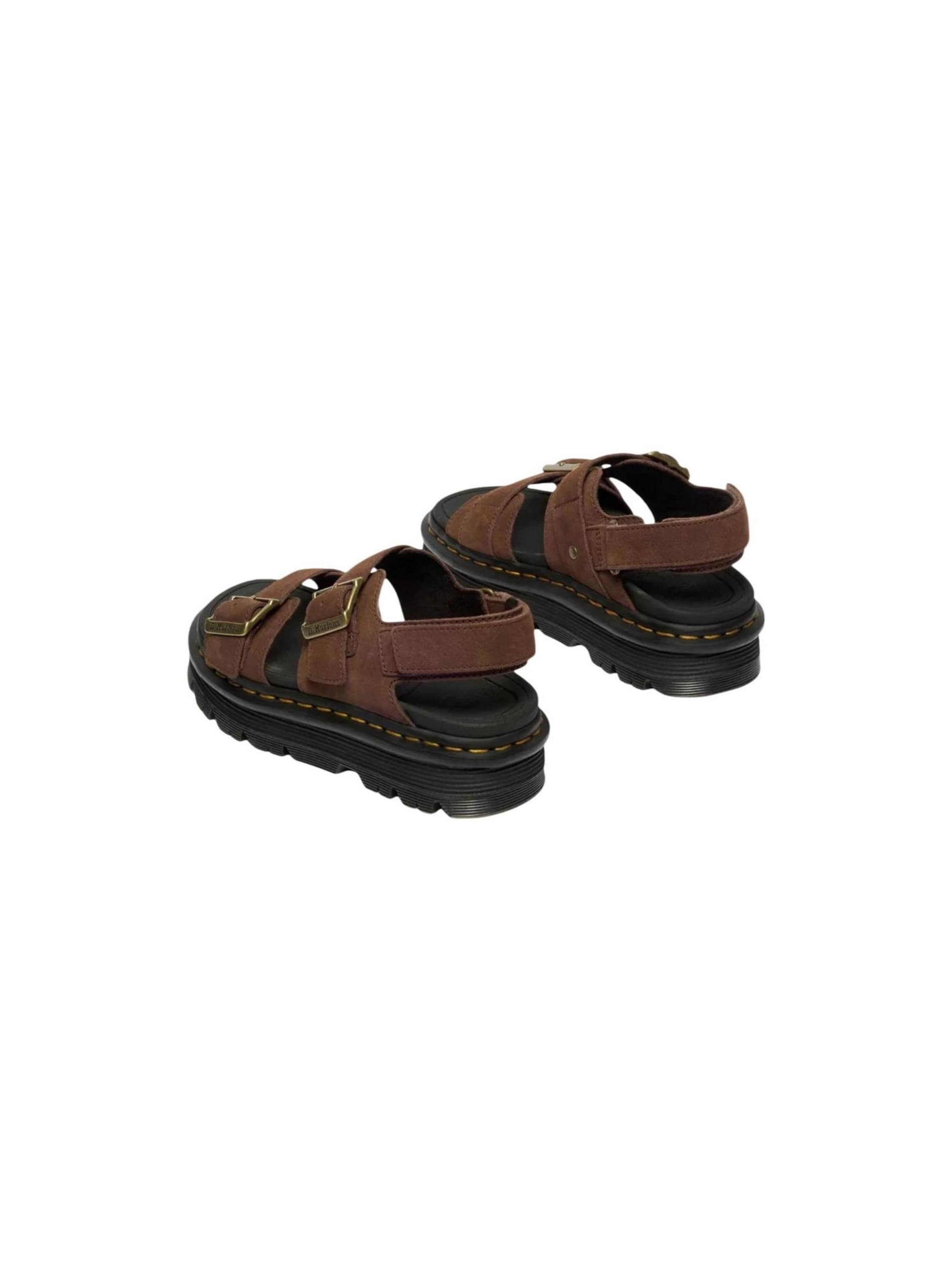 Sandalo 'Zebzag Sandal Sepia Brown Tumbled Nubuck 42853200' di Dr. Martens in marrone