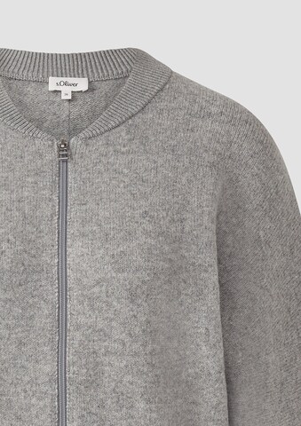 s.Oliver Gebreid vest in Grijs