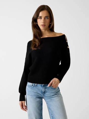GUESS Pullover in Schwarz: Vorderseite