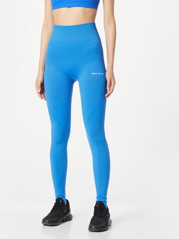 ONLY PLAY Skinny Workout Pants 'Evana' in Blue: front