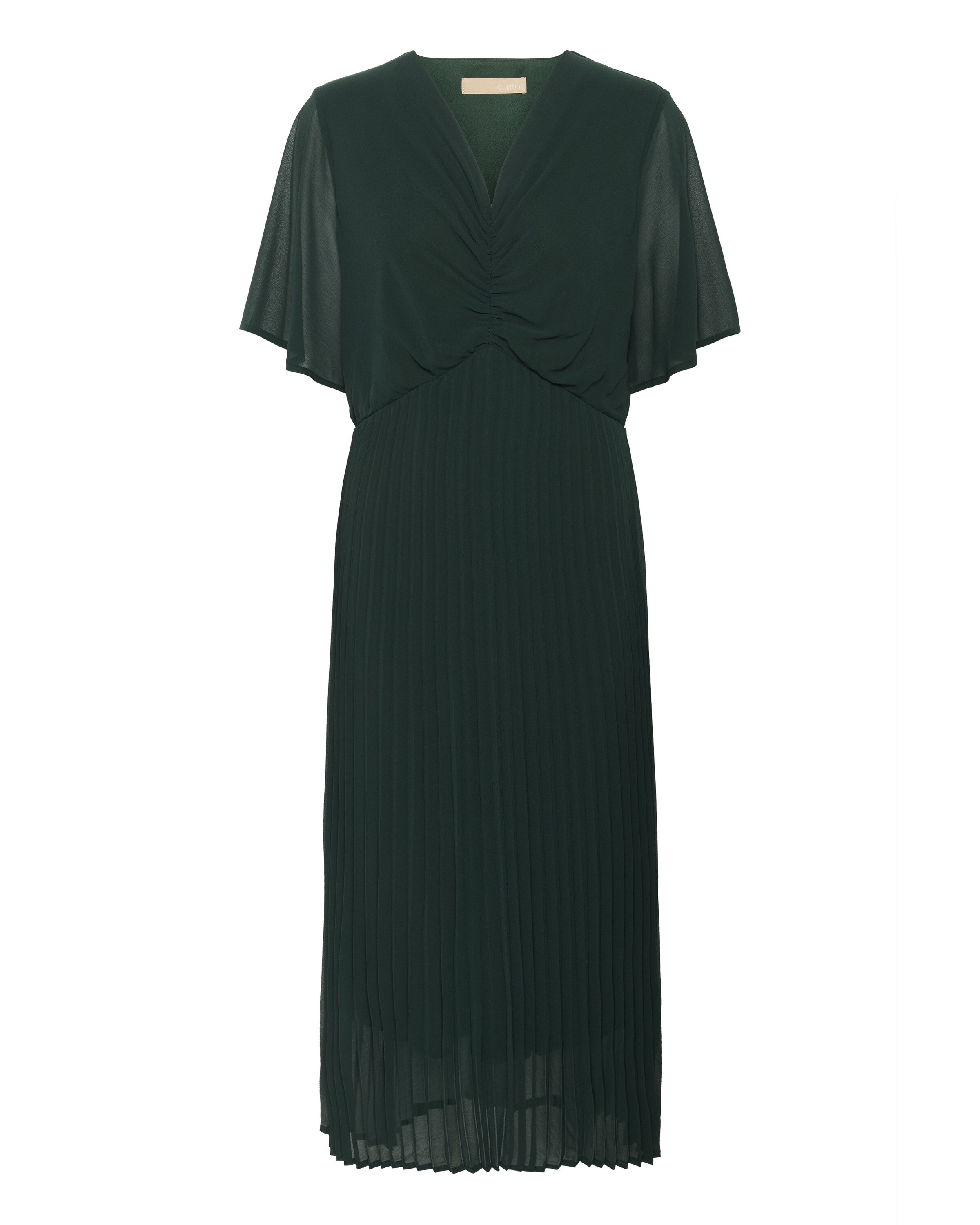 CULTURE Festkjole 'Cheila' i grøn: forside