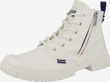 Boots 'Sp20 French Outzip' Palladium en blanc : devant