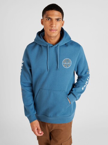 Brixton Sweatshirt in Blue: front