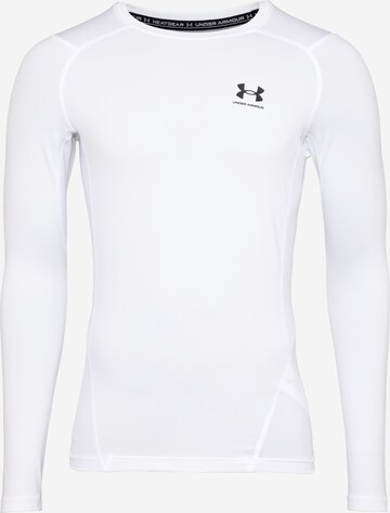 UNDER ARMOUR Performance Shirt in White: front