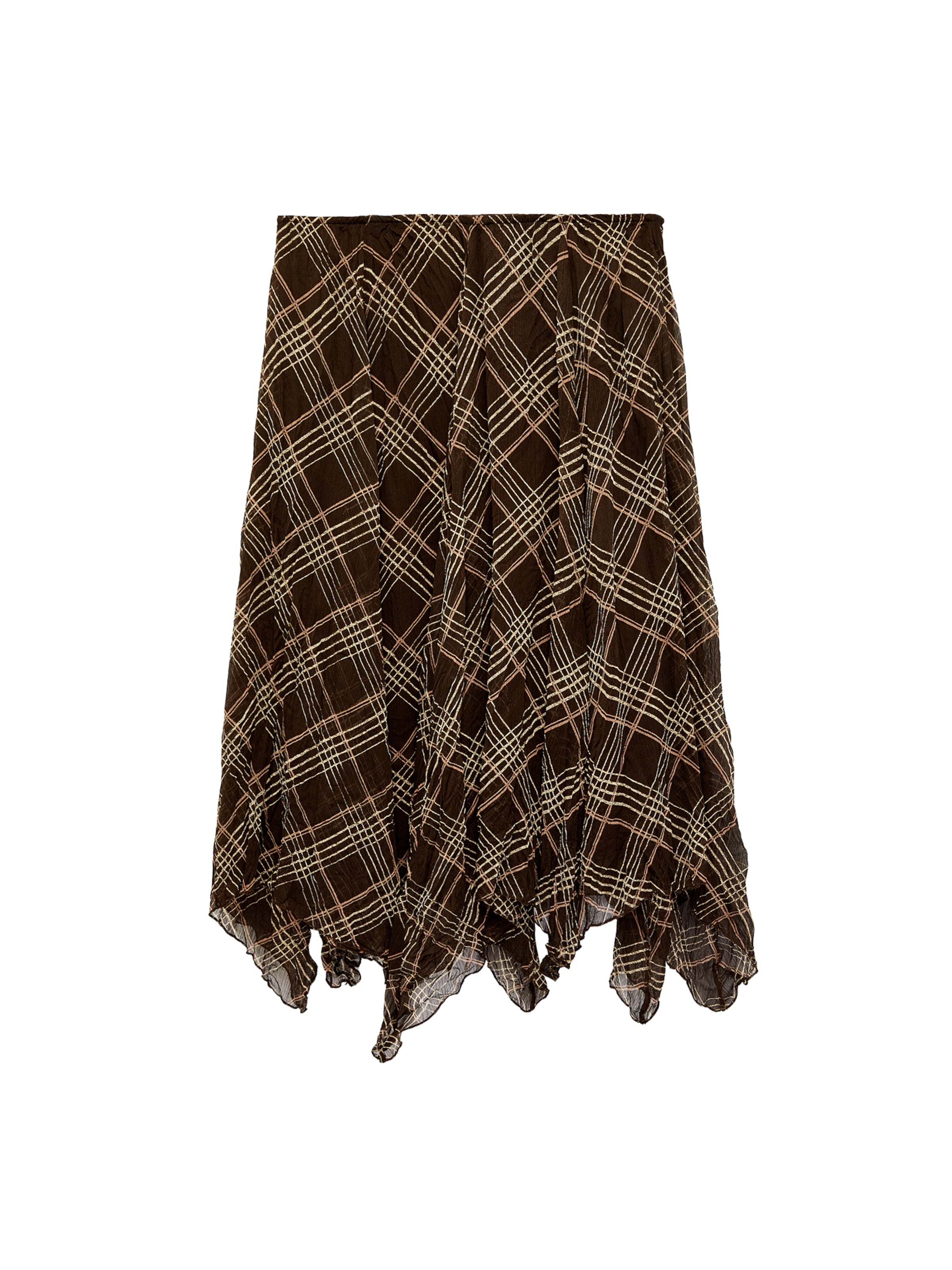 Koton Skirt in 34 in Brown / Dark brown / Gold, Item view