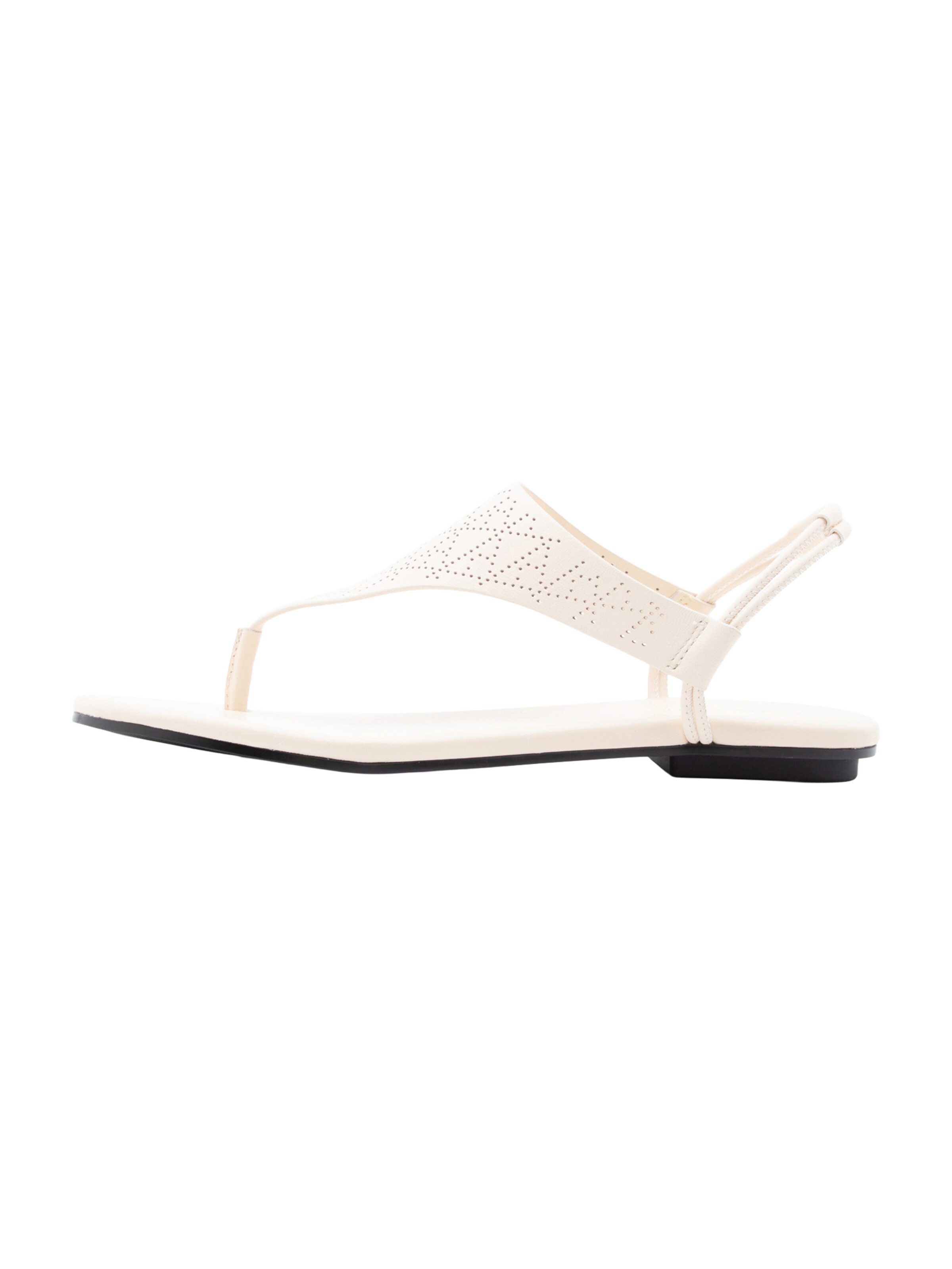 Calvin Klein Σαγιονάρες διχαλωτές σε μπεζ: μπροστά