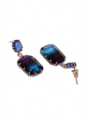 Boucles d'oreilles 'Miraa' AVANT-GARDE PARIS en bleu