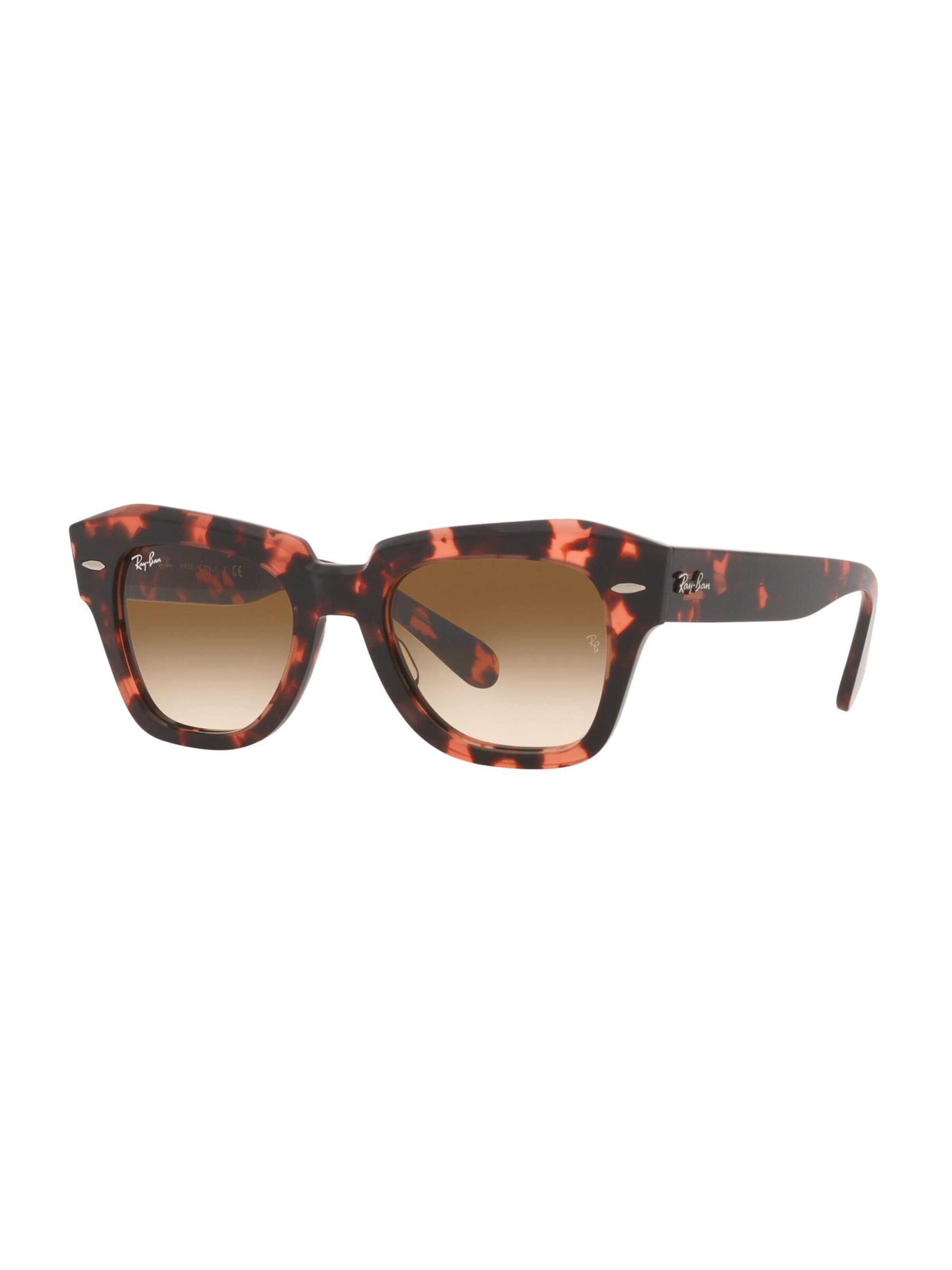 Ray-Ban Zonnebril in Bruin: voorkant