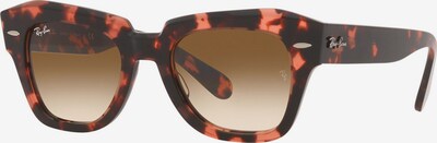 Ray-Ban Sonnenbrille in braun / pink, Produktansicht