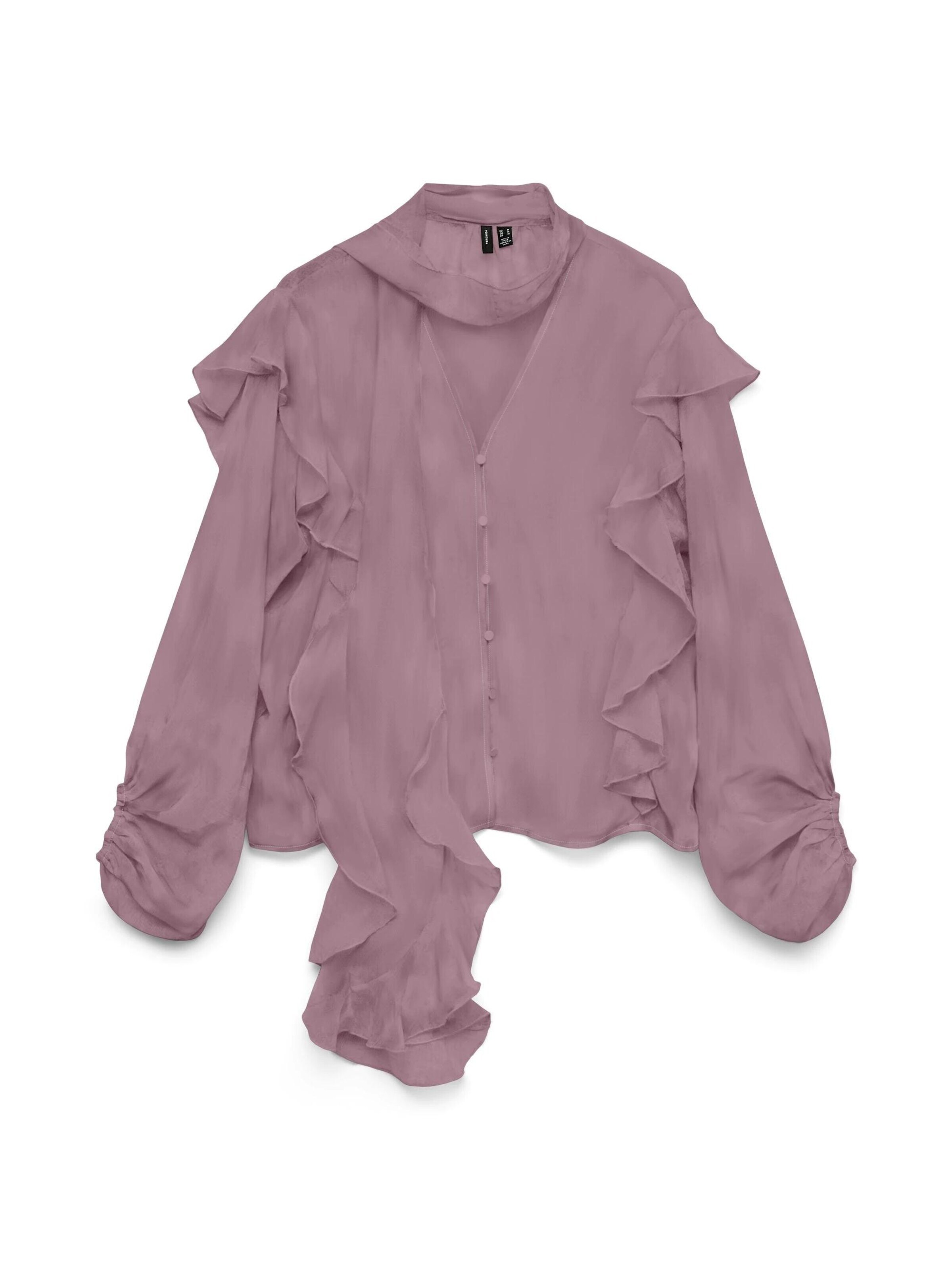 VERO MODA Shirt in Lila: voorkant